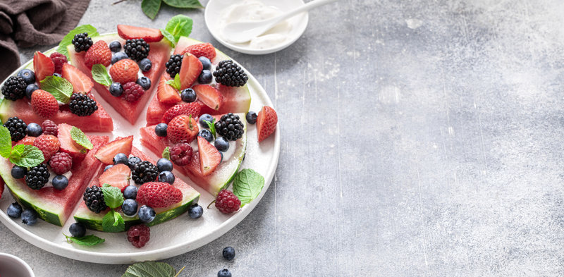 Veggipedia - Watermelon pizza