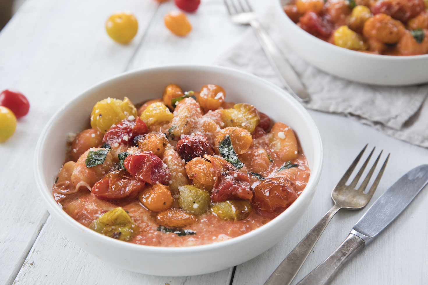 Veggipedia - Pasta with roasted tomatoes