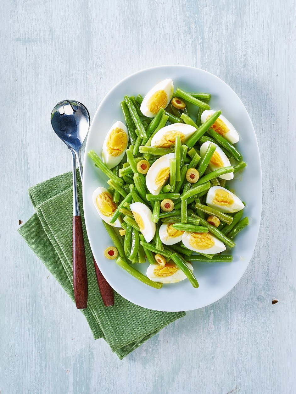 Veggipedia - Green bean salad with egg and lemon