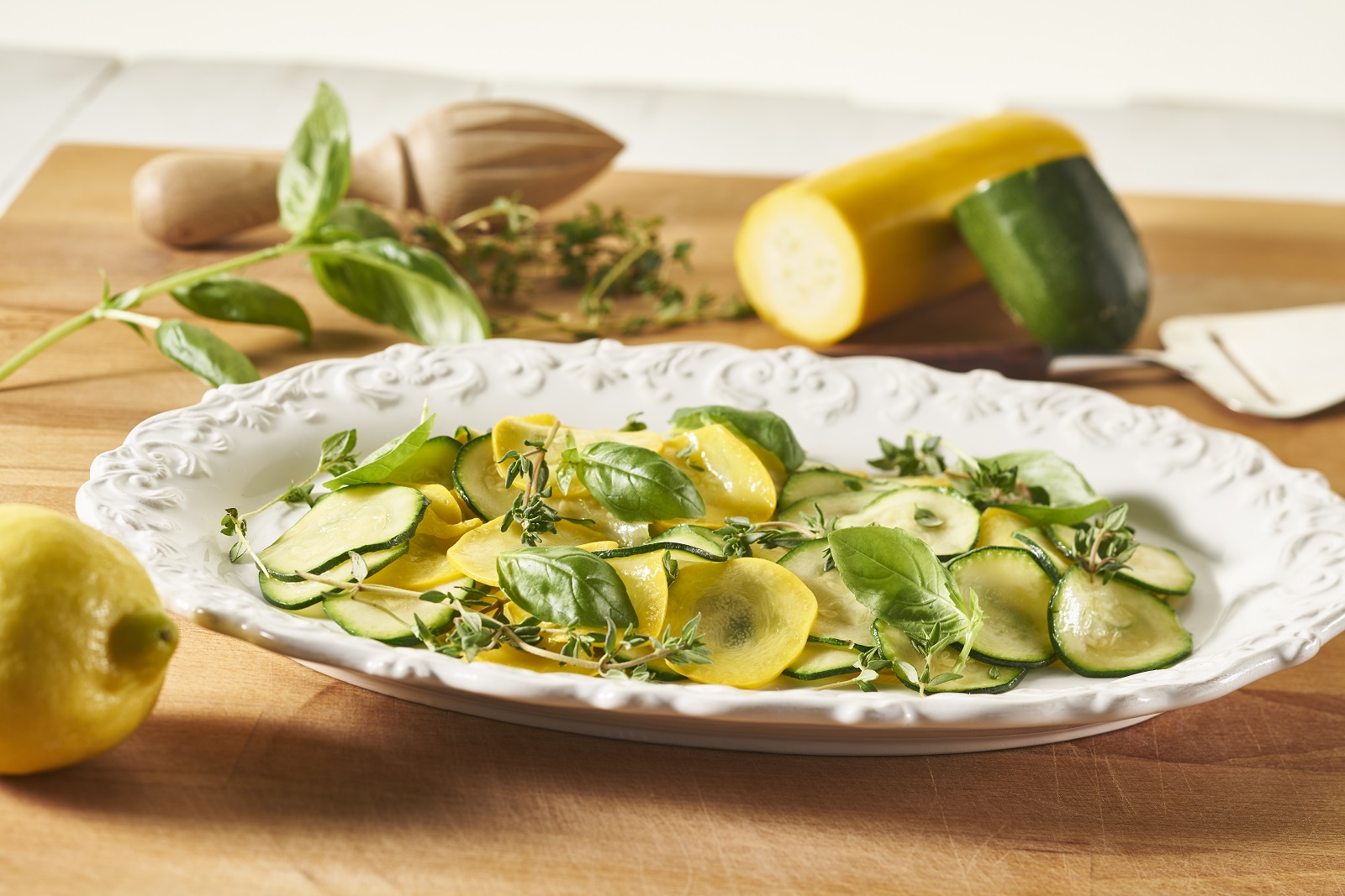 Veggipedia - Warm courgette salad