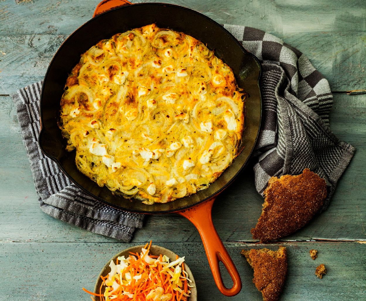 Veggipedia - Sweet onion and radish frittata